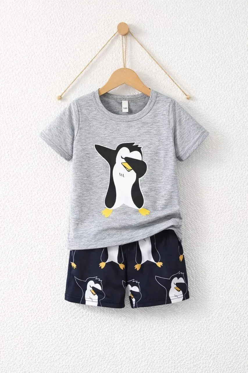 boys T-Shirt & Shorts Set — Summer Cotton Kids Outfit