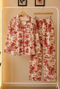Red Toile Comfort Lounge Set