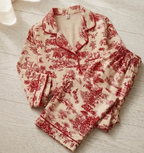 Red Toile Comfort Lounge Set