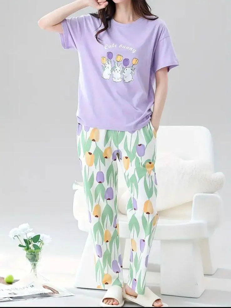 Tulip jersey Night wear