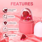 Face Ice Contour Roller Set of 2 Silicone