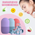Face Ice Contour Roller Set of 2 Silicone