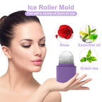 Face Ice Contour Roller Set of 2 Silicone
