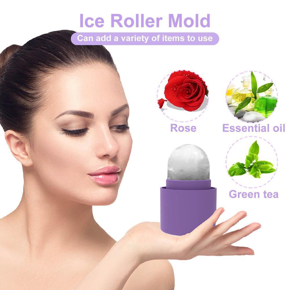 Face Ice Contour Roller Set of 2 Silicone