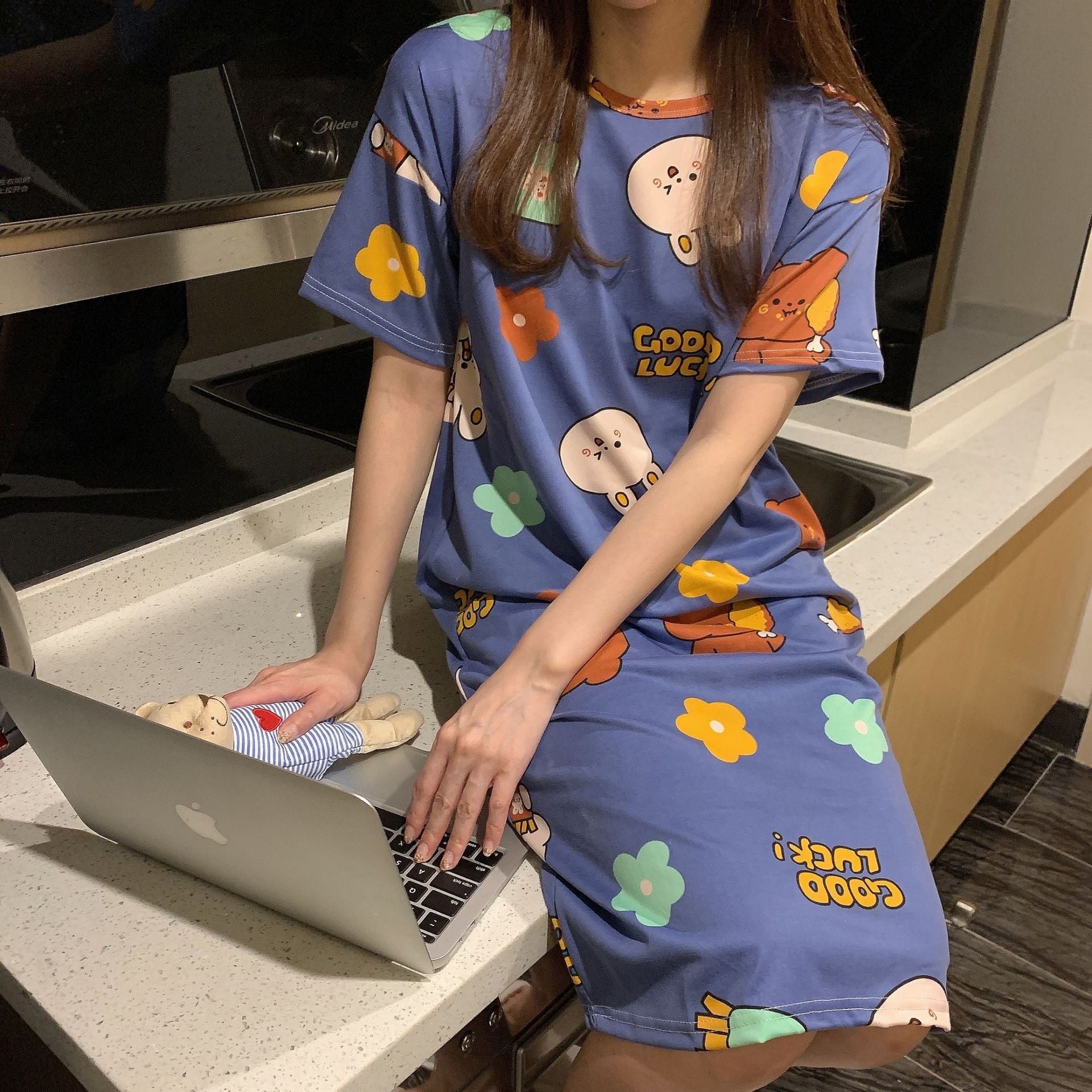 Blue night Gown