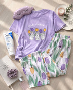Tulip jersey Night wear