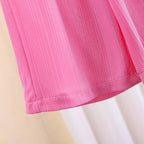 Children Cotton Floral T-Shirt Shorts Suit Summer